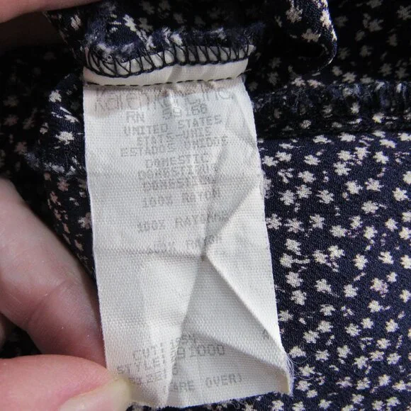 90s Floral Button Down Karen Kane Mini Dress Size 6 - Picture 7 of 7